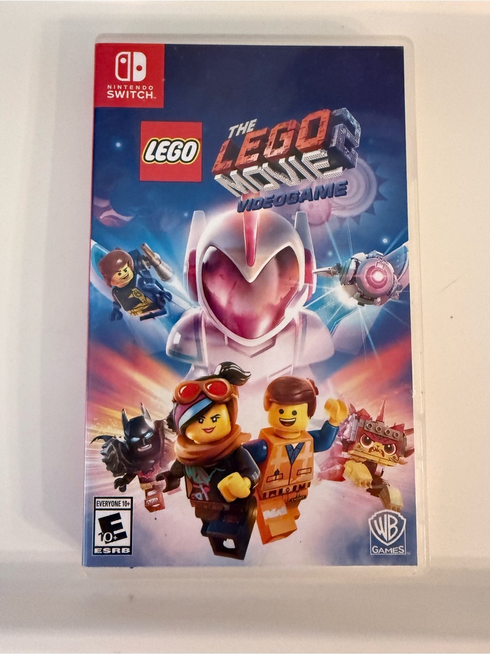 Lego Nintendo Switch Game Card with Red and Blue Label